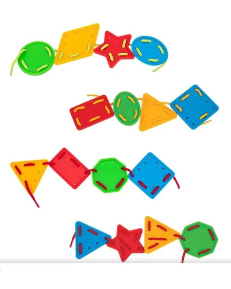 Şekillerle Aktivite İp Dizme Oyunu - Resim 4