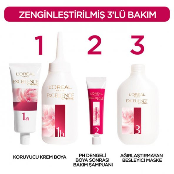 Loreal Excellence Creme Saç Boyası 6.32 Altın Açık Kahve - 2