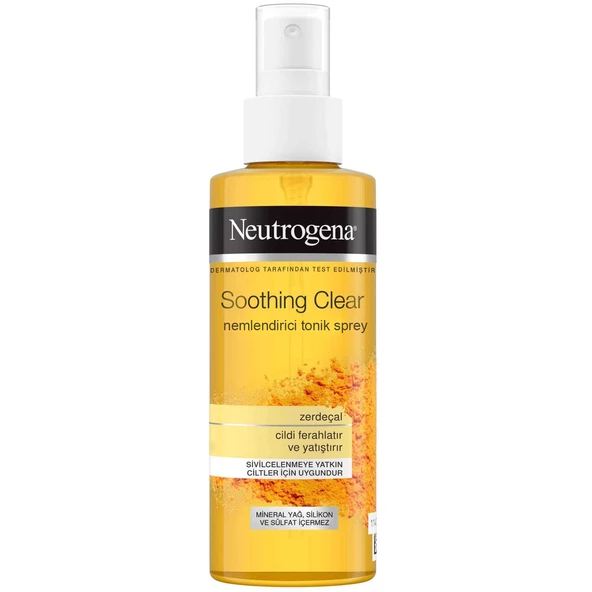 Neutrogena Soothing Clear Nemlendirici Tonik Sprey 125 ml