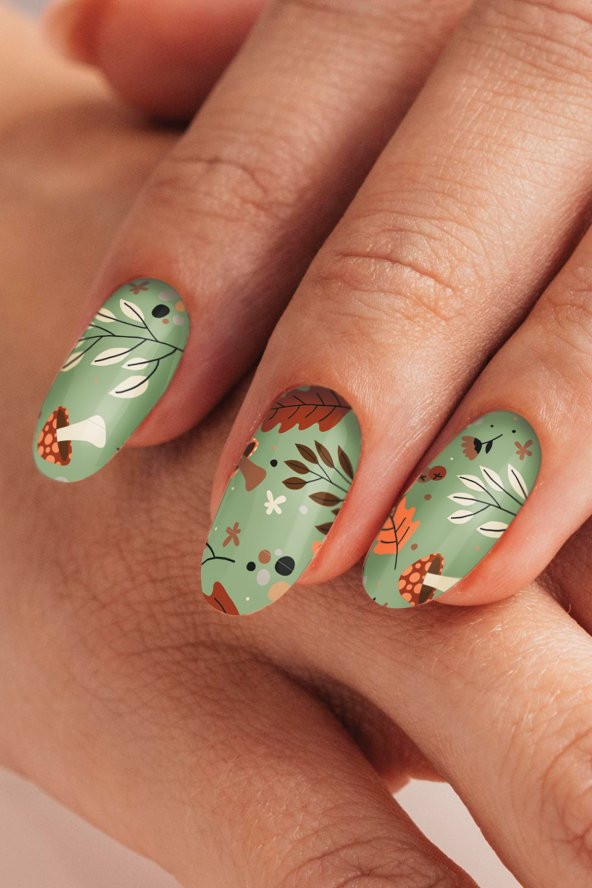 4lü Tırnak Dövmesi Seti, Tırnak Sticker Seti, Nail Art, Tattoo - 3