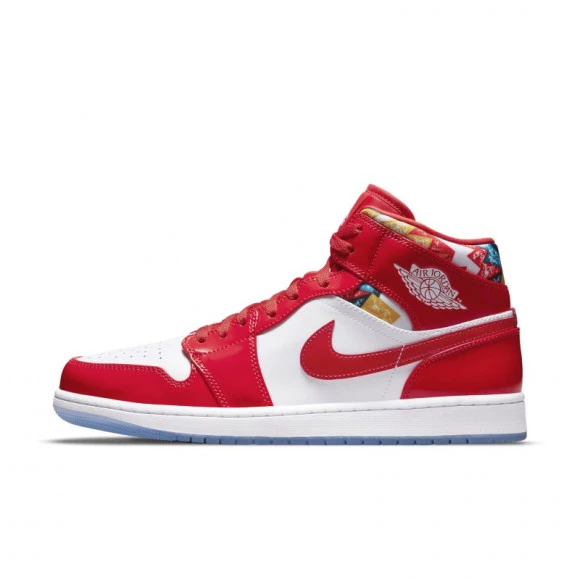 Nike Jordan 1 Mıd Se Erkek basketbol ayakkabısı -kırmızı -DC7294600 E-298 - 3