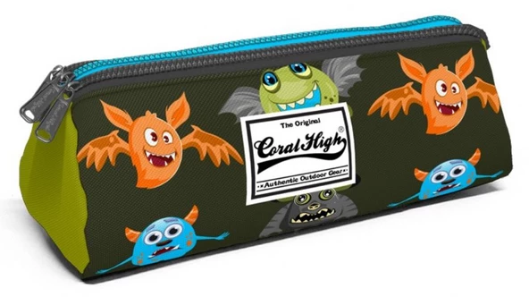 Coral High Üç Gözlü Koyu Yeşil Uçak Yaratıklar Erkek Çocuk Kalemlik ürün görseli