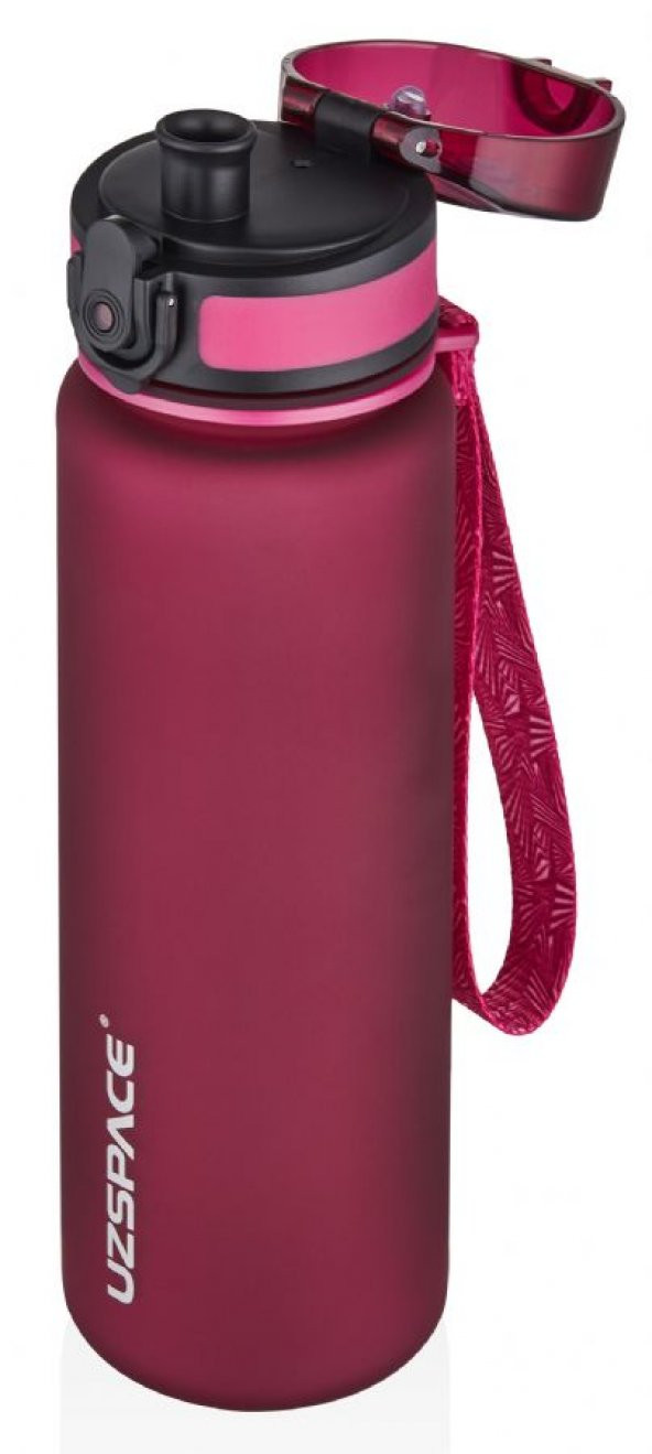 Uzspace 3026-2 - 500 ml Kırmızı Tritan Matara/Suluk (Kırılmaz) - 2