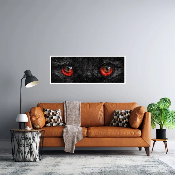 Nova Puzzle 1000 Parçalık Keskin Bakışlar Panorama Puzzle - Resim 4