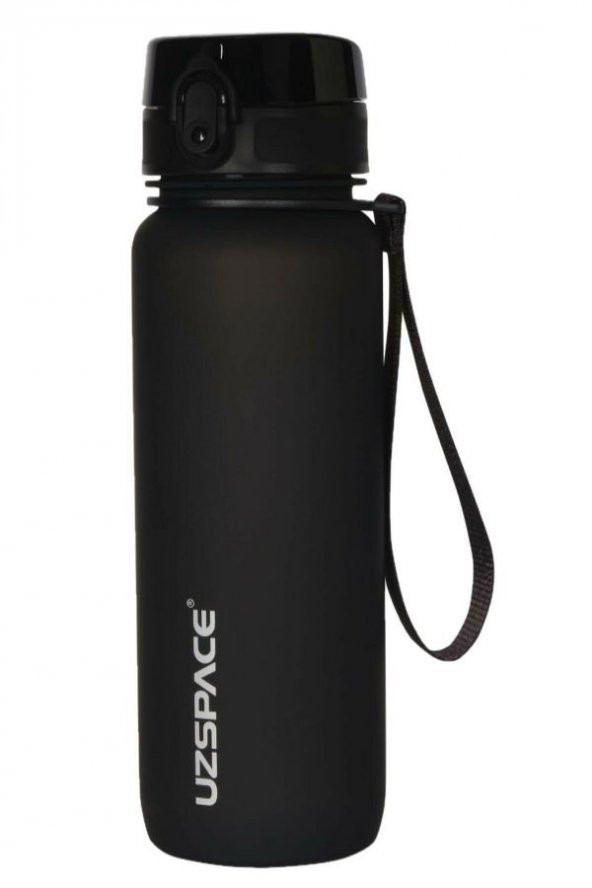 Uzspace 800 ml Siyah Tritan Kırılmaz Matara/Suluk - 1