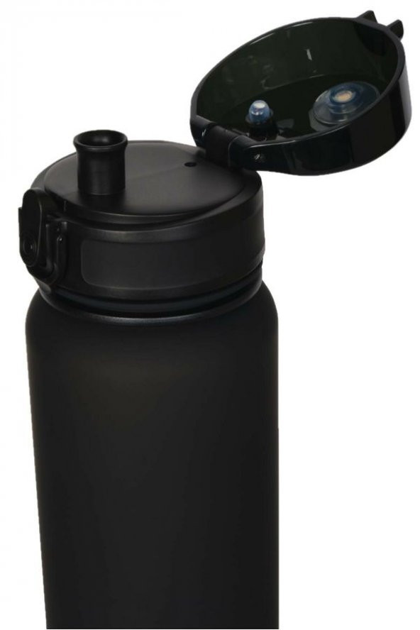 Uzspace 800 ml Siyah Tritan Kırılmaz Matara/Suluk - 2