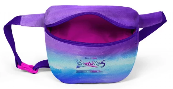 Coral High Mor Mavi Degradeli Çocuk Günlük Bel Çantası - Kız ve Erkek Çocuk - Resim 2