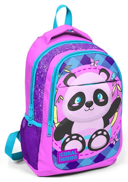 Coral High Sevimli Panda Kız Çocuk İlkokul Ortaokul Sırt Çantası