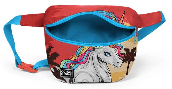 Coral High Büyük Unicorn Çocuk Günlük Bel Çantası - Kız - Resim 2