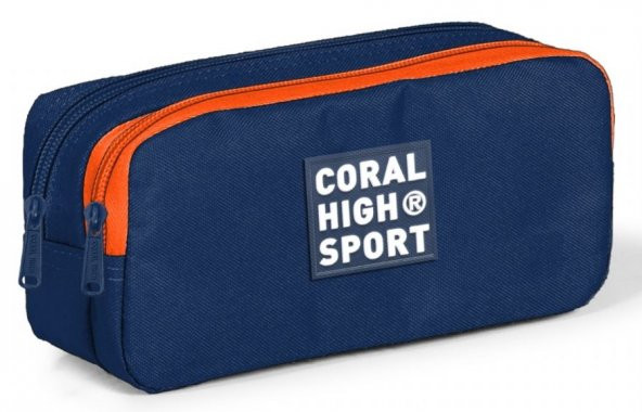 Coral High Sport İki Gözlü Lacivert Kalem Çantası
