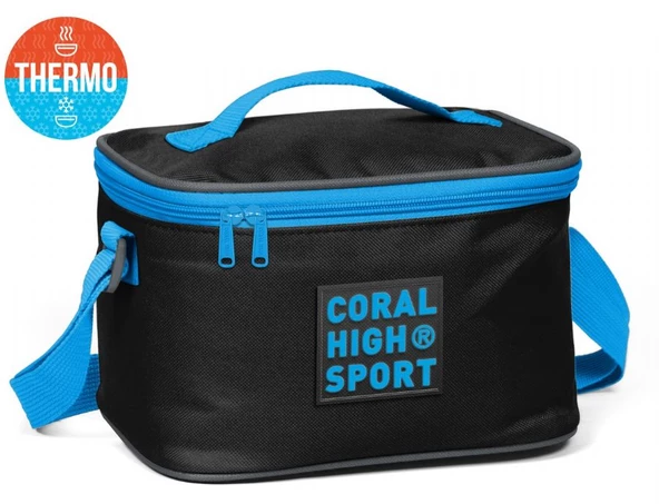 Coral High Sport Siyah-Mavi Thermo Beslenme Çantası 22810