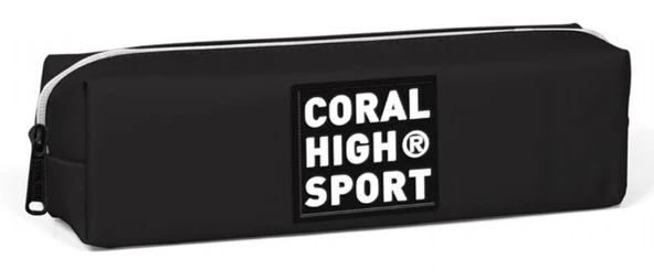 Coral High Sport Tek Bölmeli Siyah Kalemlik