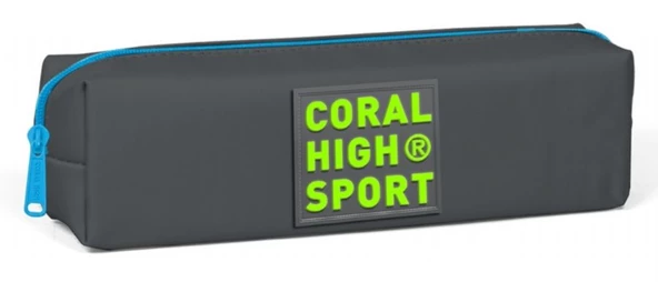 Coral High Sport Tek Bölmeli Gri Kalemlik