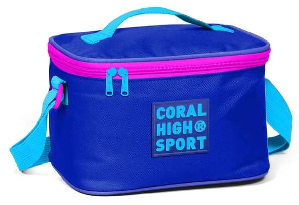 Coral High Sport Lacivert Mavi Pembe Thermo Beslenme Çantası 22894