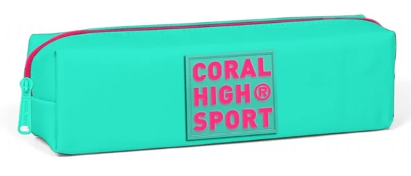 Coral High Sport Tek Bölmeli Su Yeşili Kalemlik