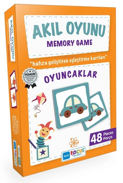 Blue Focus 48 Parça Memory Oyuncaklar Akıl Oyunu