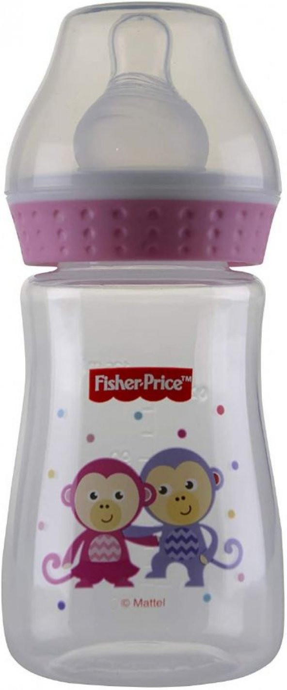 Fisher-Price Dar Ağız 125 ml PP Biberon - Pembe