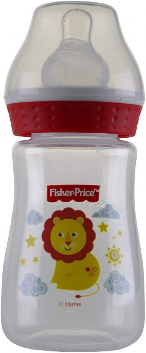 Fisher-Price Dar Ağız 125 ml PP Biberon - Kırmızı