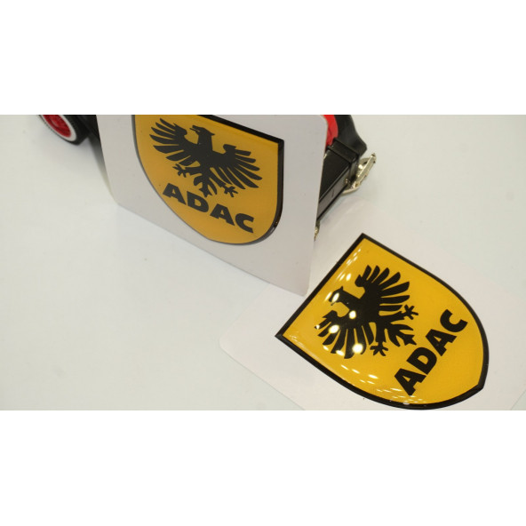 Adac Logo Damla Silikon Sticker 2 Li Set - 4