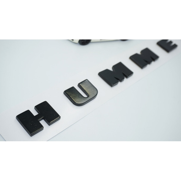 DK Tuning Hummer H2 Ön Panjur 3M 3D Izgara Siyah Yazıları - Resim 2
