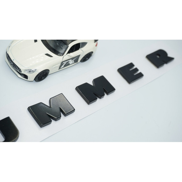 DK Tuning Hummer H2 Ön Panjur 3M 3D Izgara Siyah Yazıları - Resim 4