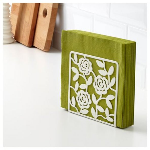 Peçetelik Beyaz Renk IKEA 16x16 cm Kağıt Peçetelik - 2