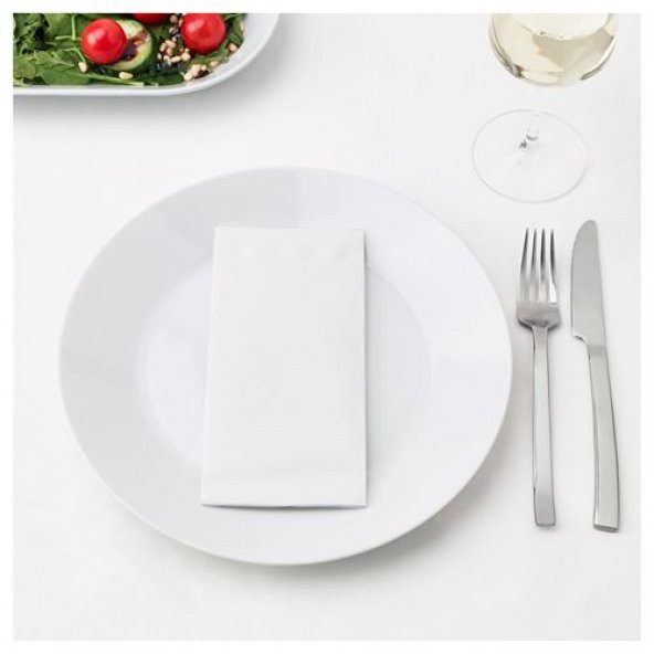 Servis Peçete 38x38 cm 25 Adet Beyaz Renkli Peçete - 2