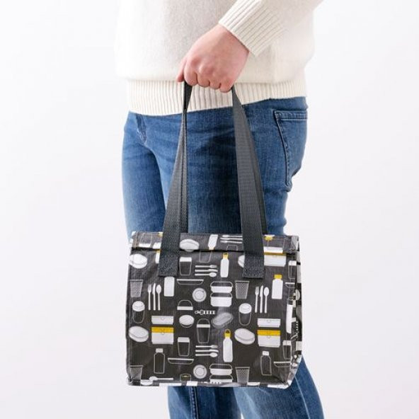 Yemek Çantası Taşınır Siyah IKEA 5 Kg Yıkanır Yemek Çantası - 3