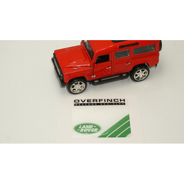 Land Rover Overfinch Logo Damla Silikon Plaka Logo Arma Amblem Yeni Stil - 2