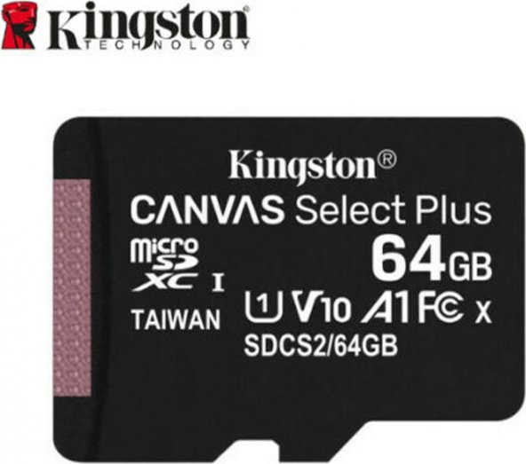 Kingston 64GB MicroSDXC Canvas Select Plus Hafıza Kartı SDCS2/64GB - 2