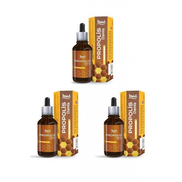 Hud Propolis Damla 50 ml 3 Adet