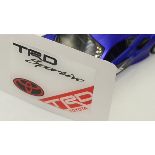 Toyota TRD Sportivo Logo Damla Silikon Plaka Logo Arma Amblem Yeni Stil - Resim 5
