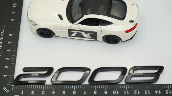 DK Tuning Peugeot Yeni 2008 Bagaj 3M 3D Siyah ABS Yazı Logo - 3
