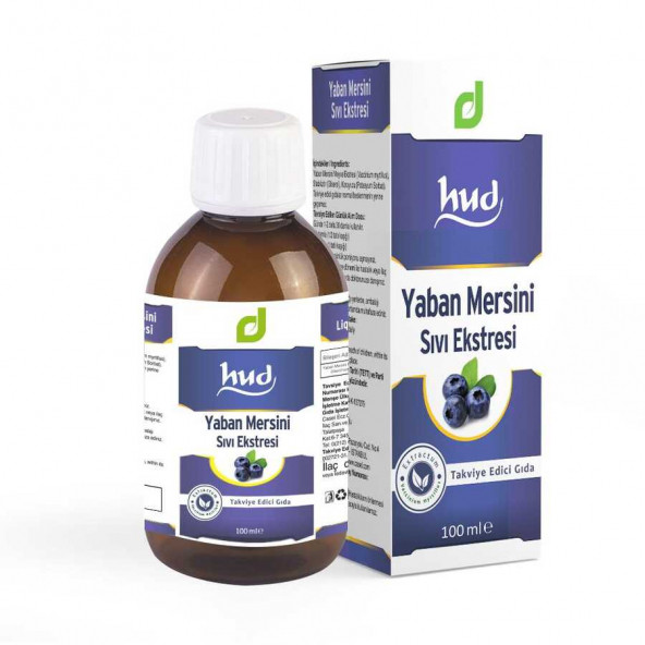 Hud Yaban Mersini Sıvı Ekstresi 100 ml