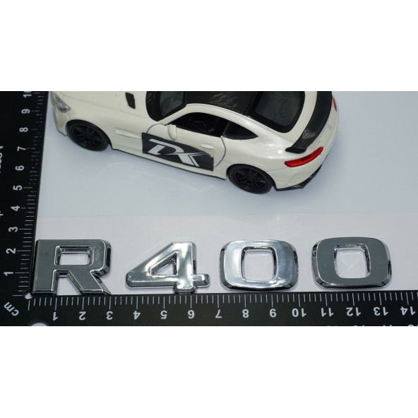 DK Tuning R 400 Bagaj Krom ABS 3M 3D Yazı Logo Benz İle Uyumlu - 4