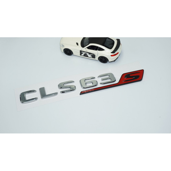 DK Tuning CLS63S Bagaj Krom Kırmızı ABS Yazı Logo Benz İle Uyumlu - 2