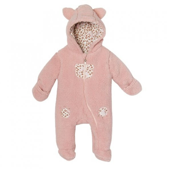 Andywawa AC22079 Cute Leopard Welsoft Bebe Astronot Pink