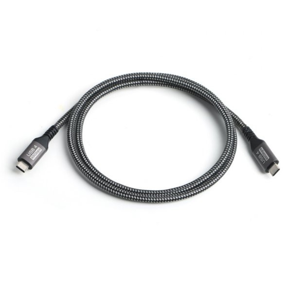 Dark Type-C USB 4.0 Thunderbolt 3 Destekli 40Gbps Kablo, PD100W, 8K 60Hz, 4K 120Hz - 1 Metre - 3