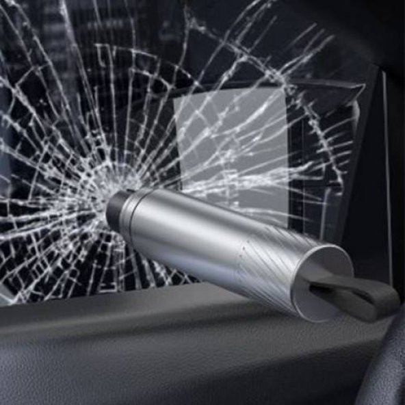 Polham Araç Cam Kırıcı Emniyet Kemer Kesici 2in1 Araç Pencere Camı Ve Emniyet Kemeri Kesici