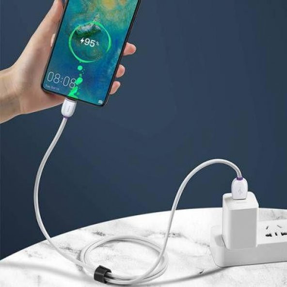 Orjinal Baseus Ultra Hız Veri Aktarım 5A Type-C Şarj Data Kablosu Samsung Huawei Xiaomi type c sarj - 7