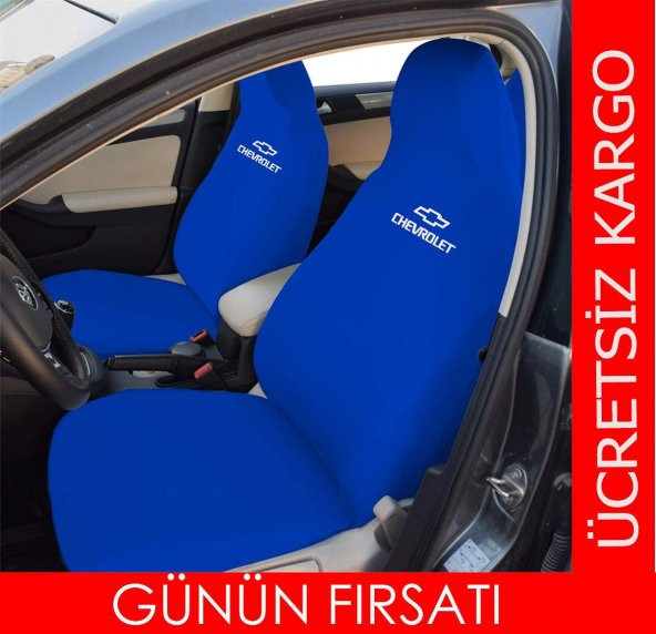 Chevrolet Uyumlu Oto Servis Kılıfı - Likralı Kumaş Gerdirme Lastikli - 4 Parça - 7