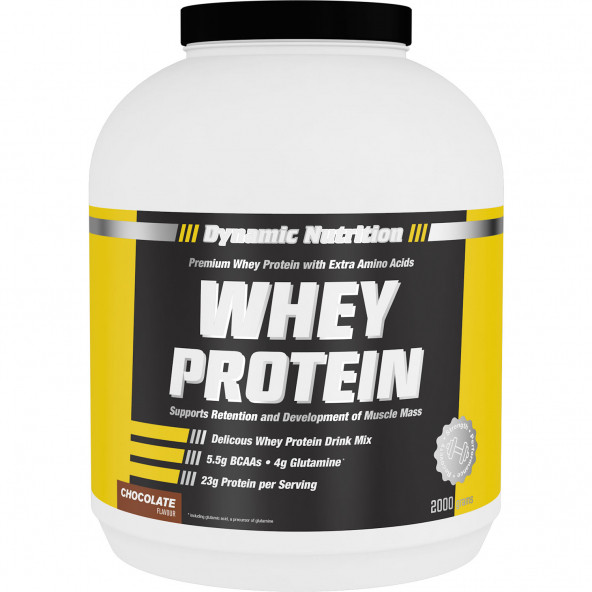 Dynamic Whey Protein Tozu 2000 gr (Çikolata Aromalı)