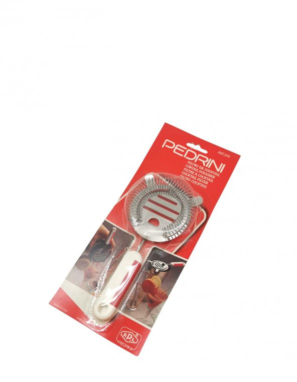Pedrini Paslanmaz Çelik Kokteyl Süzgeçi İtalyan Malı - 4