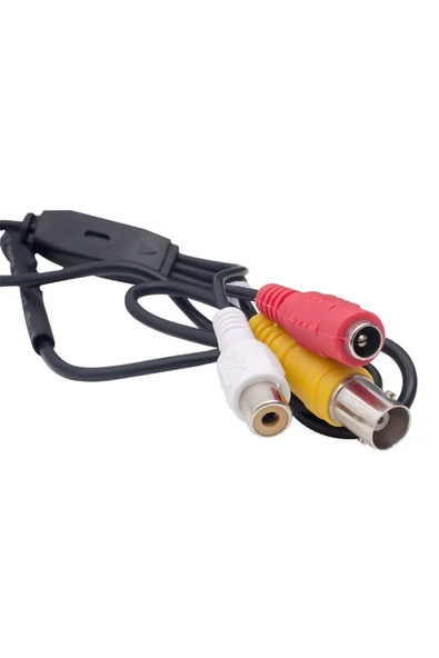 POWERMASTER PM-19304 VİDA MODEL MİNİ KAMERA 3.6MM 800 TVL 1/4 SENSÖR SES ÇIKIŞLI VİDA KAMERA - 3