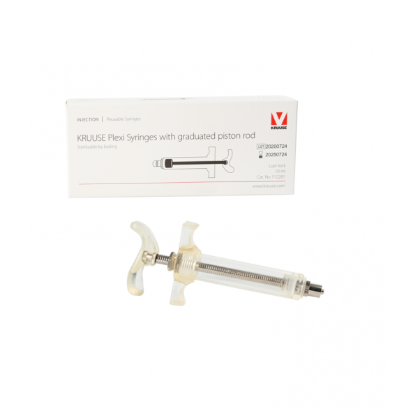 Kruuse Mika Enjektör. 10 ml. Piston Ayarlı ürün görseli