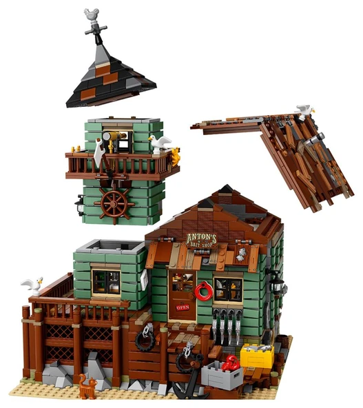 LEGO Ideas 21310 Old Fishing Store - Resim 3