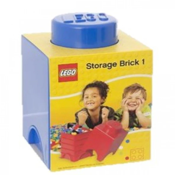 LEGO Storage 5004268 1*1 Blue Storage Brick
