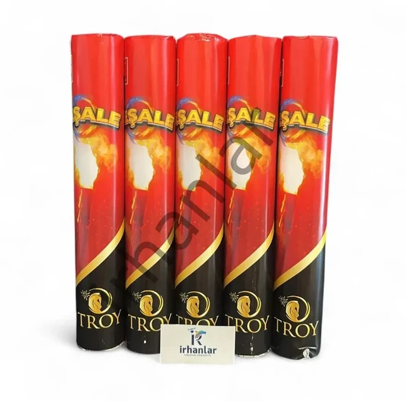 Taraftar Maç Meşalesi Dumanlı Sis Karışık Renkli