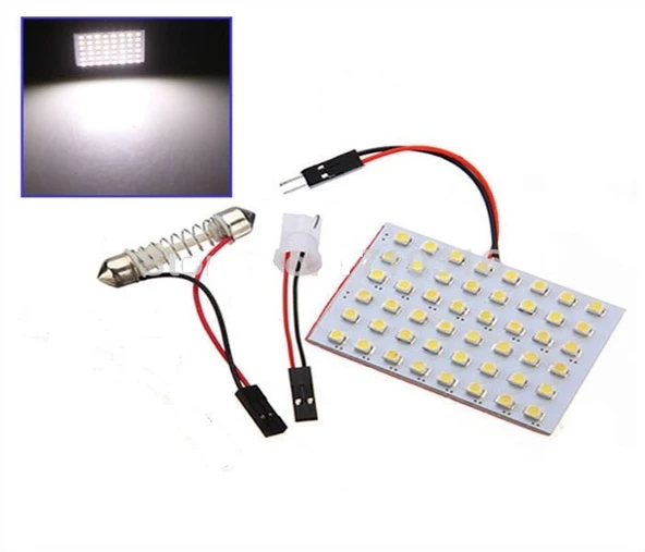 Araç Tavan Bagaj Lambası Beyaz 48 Smd Led