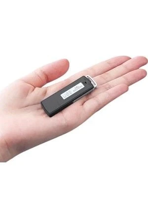 Usb Şeklinde Ses Kayıt Cihazı Tek Şarjla 20 Saat Kayıt Yapar ürün görseli